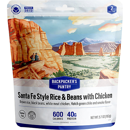 Backpackers Pantry Santa Fe Rice and Beans w/Chicken, 102448