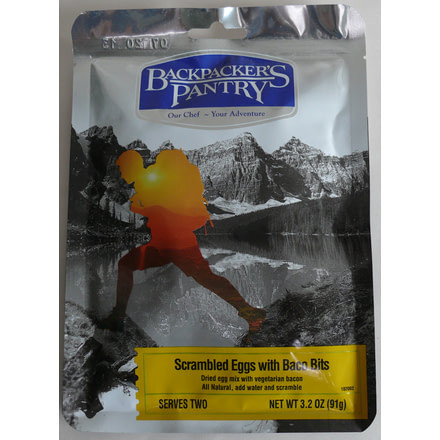 Backpackers Pantry Scrambled Eggs with Bacon Bits - 2 Servings