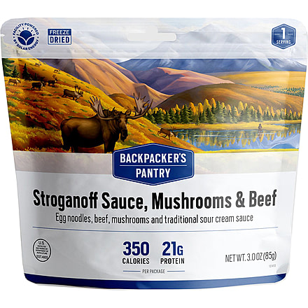 Backpackers Pantry Stroganoff Sauce, Mushrooms and Beef Meal Kit, 101410