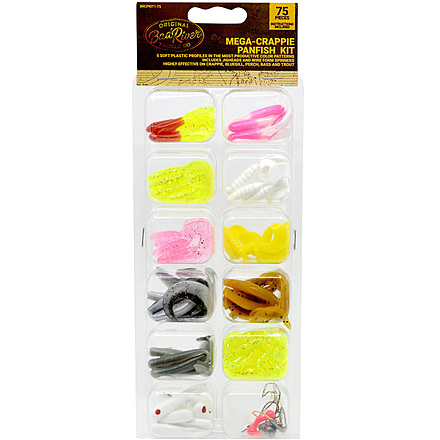 Bad River Mega-Crappie Panfish Kit, 75 Pieces, BRCPKIT1-75