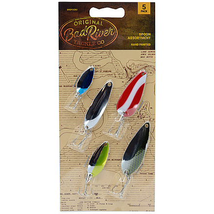 Bad River Spoon Assortment 1, 5-Pack, BRSPOON1