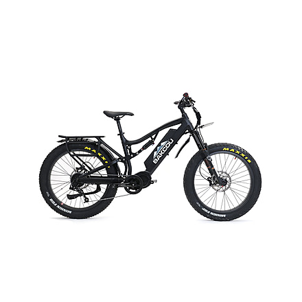 Bakcou Storm 19in Frame 17.5ah eBike, Matte Black, 9503423583767
