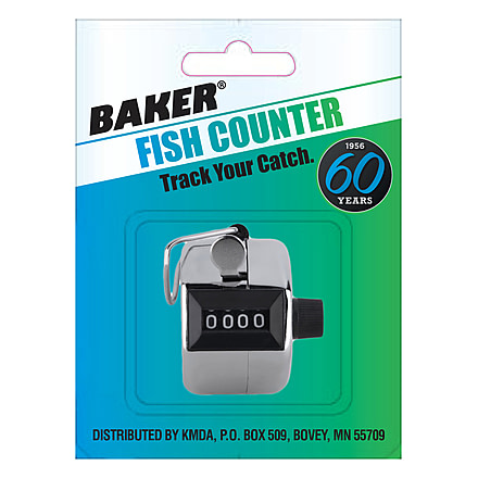 Baker Tools Fish Counter, Silver/Black, FCTP