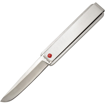 Baladeo Flip System Folding Knife, 3in SS Drop Point, SS Handle, System Knife Inspired By Traditional Models Made In 1950, ECO400