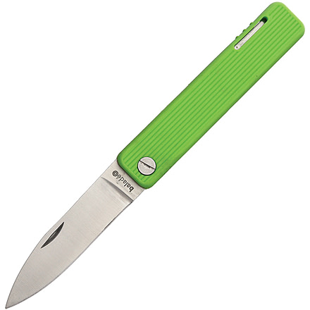Baladeo Papagayo Lime Green Folder Folding Knife,2.875in,420 Steel,Lime Green TPE Plastic Handle BALECO355