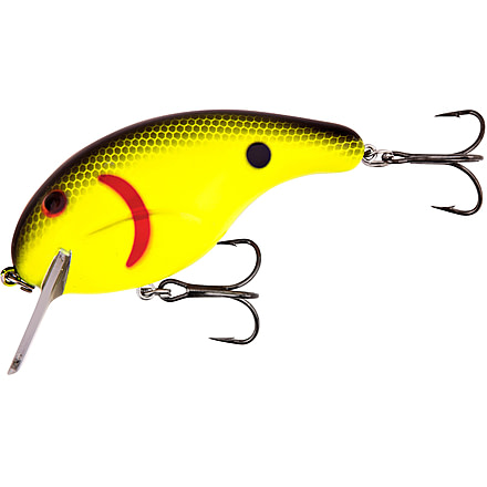 Bandit Rackit Crankbait, 2 3/4in, 5/8oz, Chartreuse Black Back Scale, BDTRK382