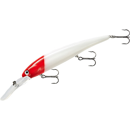 Bandit Walleye Deep Plug, 5/8oz, 4 3/4in, Red Head, BDTWBD2D81
