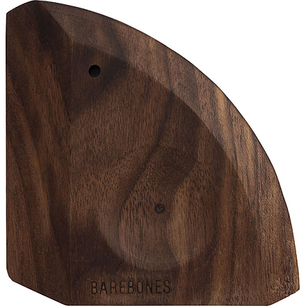 Barebones Cast Iron Wood Scraper, Walnut, 1lb, CKW-499