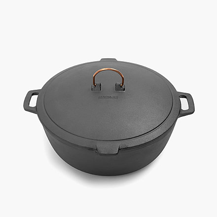 Barebones Enamel Lined Cast Iron Crock Pot, CKW-1100