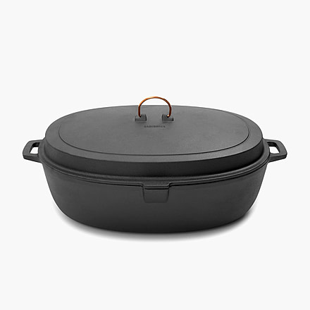 Barebones Enamel Lined Cast Iron Roaster, CKW-1102