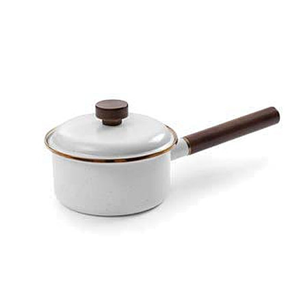 Barebones Enamel Saucepan, Eggshell, CKW-396