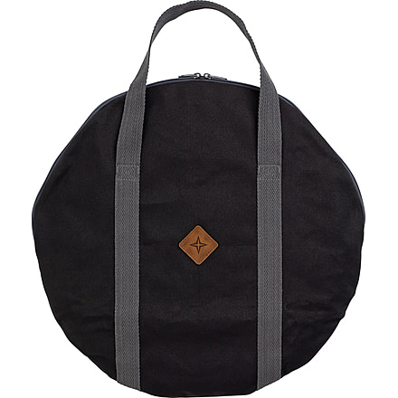 Barebones Fire Pit Grill Grate Carry Bag, 18in x 18in x 0.25in, Black w/ Charcoal Straps, CKW-402