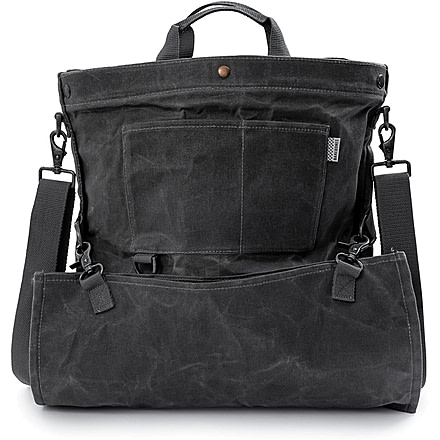 Barebones Gathering Bag, Paraffin Waxed Canvas, 18in x 16.5in x 5in, Slate Gray GDN-068