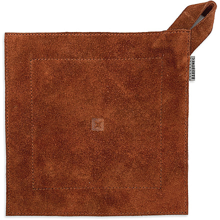 Barebones Suede Leather Hot Pad, Terracotta, CKW-412