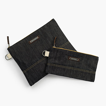 Barebones Neelum Zipper Pouch - Denim, BND-1455