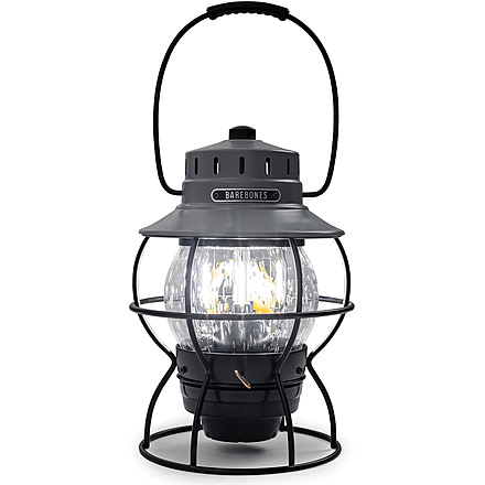 Barebones Railroad Lantern Slate Gray