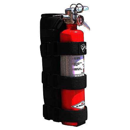 Bartact Universal Fire Extinguisher Holder for Padded Roll Bars, Black, RBIAFEHR