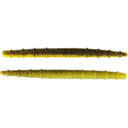 Bass Assassin BANG Lures Fat Job, 5.25in, 10 per Pack, Chico's Red Ear, 5.25, FJ68540