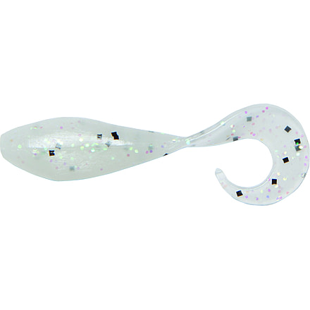 Bass Assassin Curly Shad Swimbaits, 10, 2in, Green Moon, CSA35435