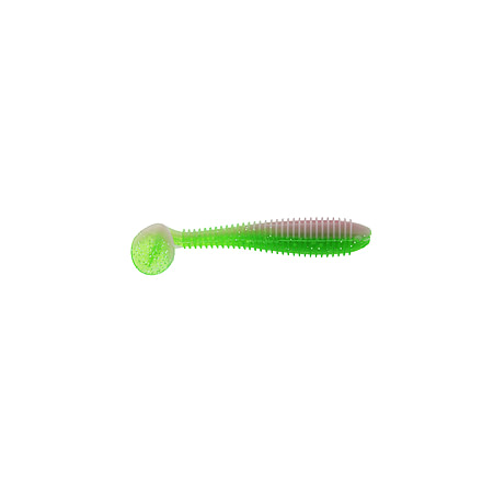 Bass Assassin SBS49376 Saltwater Lit'l Boss Swimbait 3-1/2in 6 count Electric Chicken SW, SBS49376