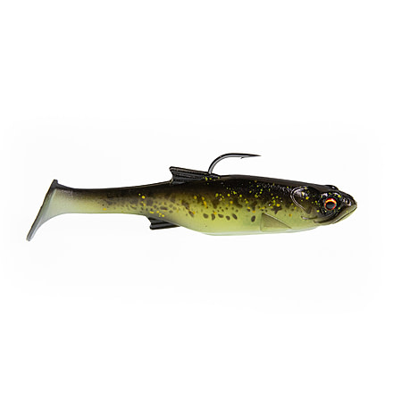 Bass Mafia 5in Loaded Daingerous Swimbait Shallow Runner, 0.93oz, Ghost Pro Bass, 5in, BMDLS-5SH-GPB