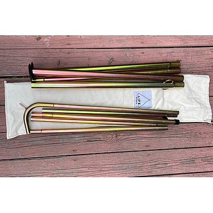 Life Intents Bell Tent Pole Set, Multi, 4m Pole, 6263336730805