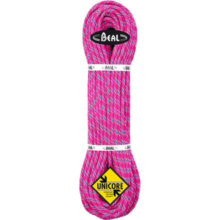Beal Ice Line 8.1 mm UNICORE Rope-Fuchsia-60 m