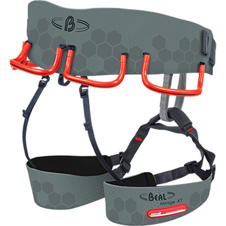 Beal Mirage Recco XT Harness, Grey/Red, 1, 492771