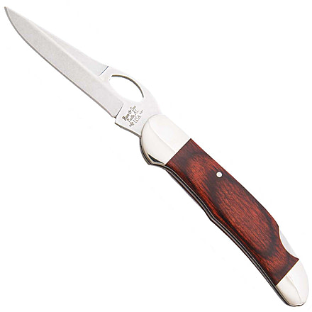 Bear and Son Knives Cowhand Locking Folding Knife w/ Pocket Clip, 2.88in, High Carbon Stainless Steel, Rosewood Handle, 2149LR