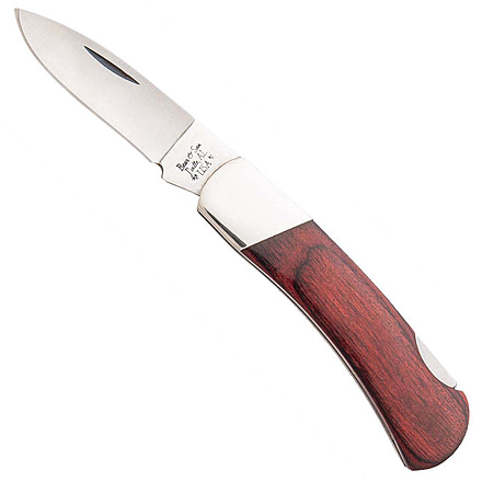 Bear and Son Knives Executive Lockback Folding Knife, 2.13in, High Carbon Stainless Steel, Clip Point, Rosewood Handle, 224R