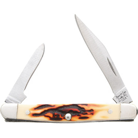 Bear &amp; Son Cutlery 2 7/8 Stag Delrin Pen - SD32