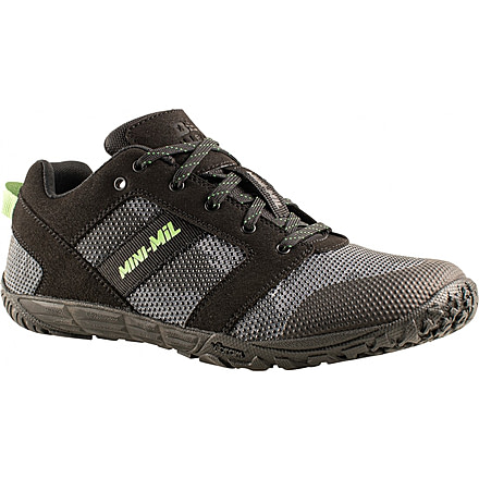 Belleville Low-Cut Mini-Mil Barefoot Activity Shoes w/Camo Superfabric - Mens, Black/Mint Green Accents, 9.5 US/Regular, MM001 095R