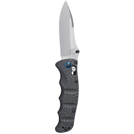 Benchmade Nakamura AXIS Plain Edge Folding Knife, Black 484-1