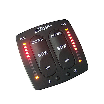 Bennett Trim Tabs Indicator Control Kit EIC w/Bridge Control &amp; 2 Displays Electronic 52201