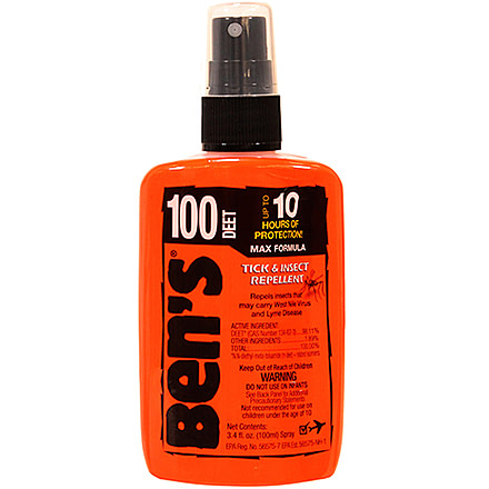 Bens 100 Spray Uncarded, 3.4oz, Orange, 0006-7081