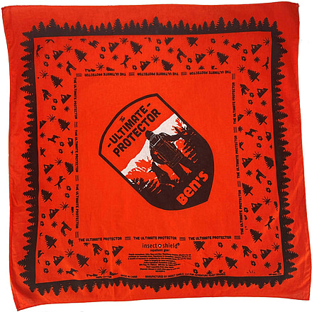 Bens Bandana with Insect Shield Dog, Orange, 0006-7223