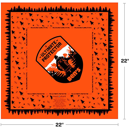 Bens Bandana with Insect Shields, Orange, 0006-7222-1