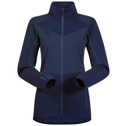 Bergans of Norway Middagstind Jacket - Women's-Dusty Blue/Midnight Blue-Small