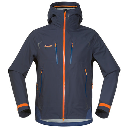 Bergans of Norway Storen Jacket - Men's-Night Blue/Dusty Blue/Pumpkin-Large