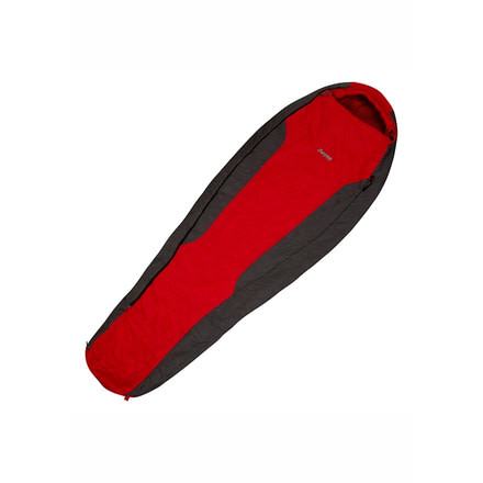 Bergans of Norway Super Light 195 Sleeping Bag-Red/Solid Grey-Right