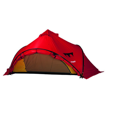 Bergans of Norway Wiglo LT4 Tent - 4 Person, 3 Season-Red