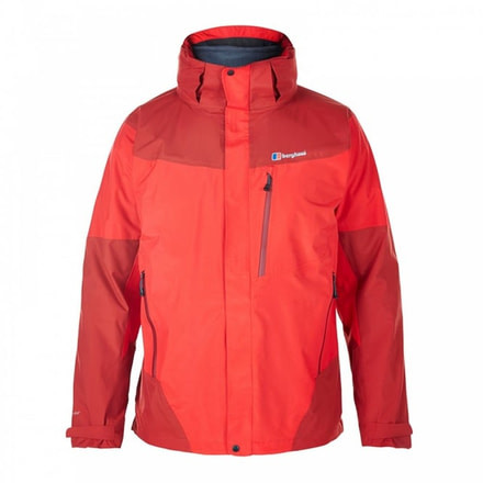 Berghaus Arran 3 in 1 Jacket - Men's Large - Red/Dark Red