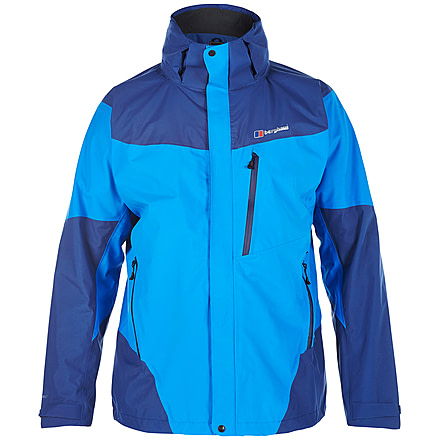 Berghaus Arran Shell Jacket - Men's-Blue Lemonade/Twilight Blue-Small