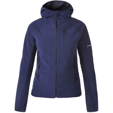 Berghaus Ben OSS WindP HD Fleece Jacekt - Women's Medium - Dark Blue/Evening Blue