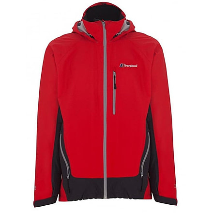 Berghaus Carrock Shell Jacket - Men's Large - Red/Dark Grey