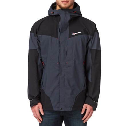 Berghaus Light Trek Hydro Shell - Men's large - Dark Grey/Black