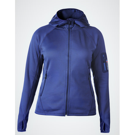 Berghaus Pravitale Hooded Fleece Jacket - Women's Medium - Blue/Dark Blue