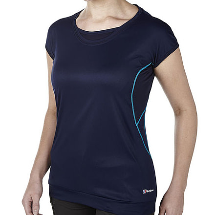 Berghaus Vapour II SS Base Crew Tee - Women's-Dark Blue-Medium