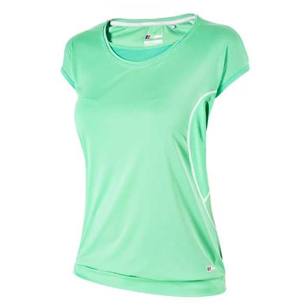 Berghaus Vapour II SS Base Crew Tee - Women's-Green-Medium