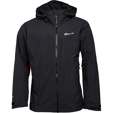 Berghaus Vorlich Shell Hooded Jacket - Men's Large - Black